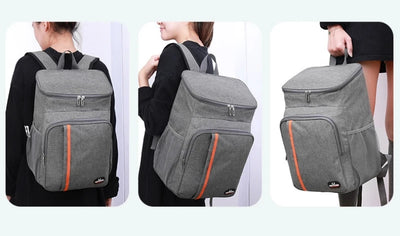 18L Portable Thermal Lunch Bag Insulated Cooler Case - Smarsty