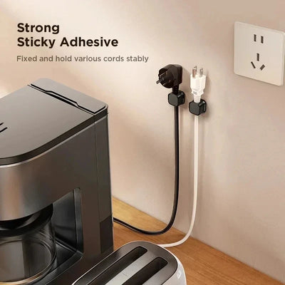 Magnetic Cable Clip Cable Holder Adhesive Wire Keeper Cord Cable Organizer for Home Office Under Desk Management - Smarsty