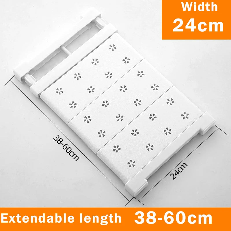 Adjustable Closet Organizer Storage Shelf Wall Mounted Kitchen Rack Space Saving Wardrobe Decorative Shelves Cabinet Holder by Smarsty