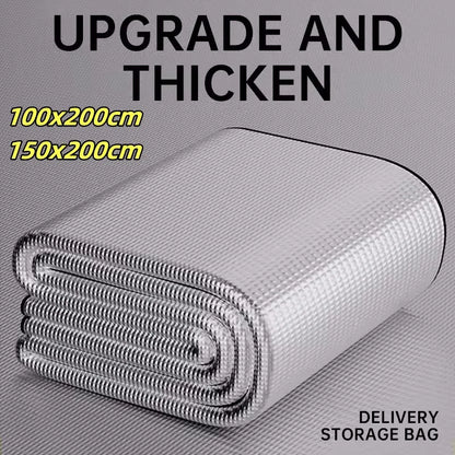 Waterproof Mat Double-sided Aluminum Film Moisture-Proof Mat Portable Picnic Mat Outdoor Tent Camping Beach Moisture-Proof  Mat