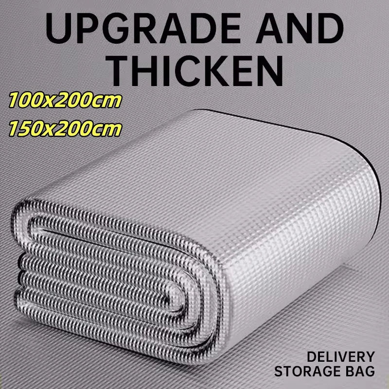 Waterproof Mat Double-sided Aluminum Film Moisture-Proof Mat Portable Picnic Mat Outdoor Tent Camping Beach Moisture-Proof  Mat