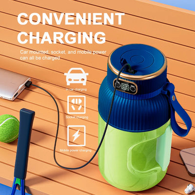1000ML Portable Juicer Blender Fruit Juicer USB Charging Lemon Orange Fruit Juicing Cup Smoothie Blender Machine Kitchen Tools - Smarsty