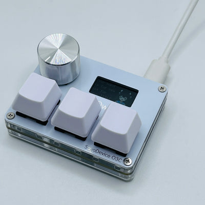 Magnetic Pink Rapid Trigger Hall Switch Keyboard With Knob - Smarsty