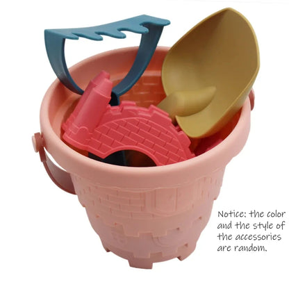Children's Castle Sand Digging Sets Sand Scoop Summer Toy Beach Toys Sand Box for Kids Outdoor Baby Educational Interactive Gift