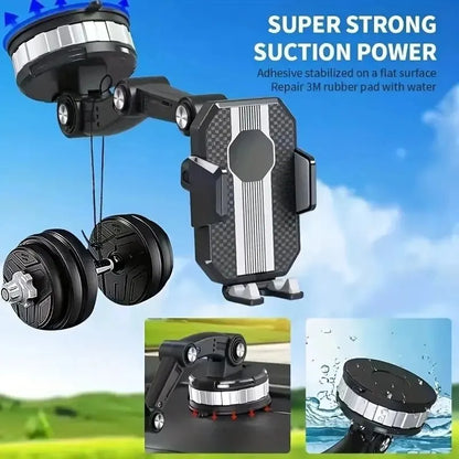 Universal Car Phone Holder Mount With Strong Suction Cup - Smarsty