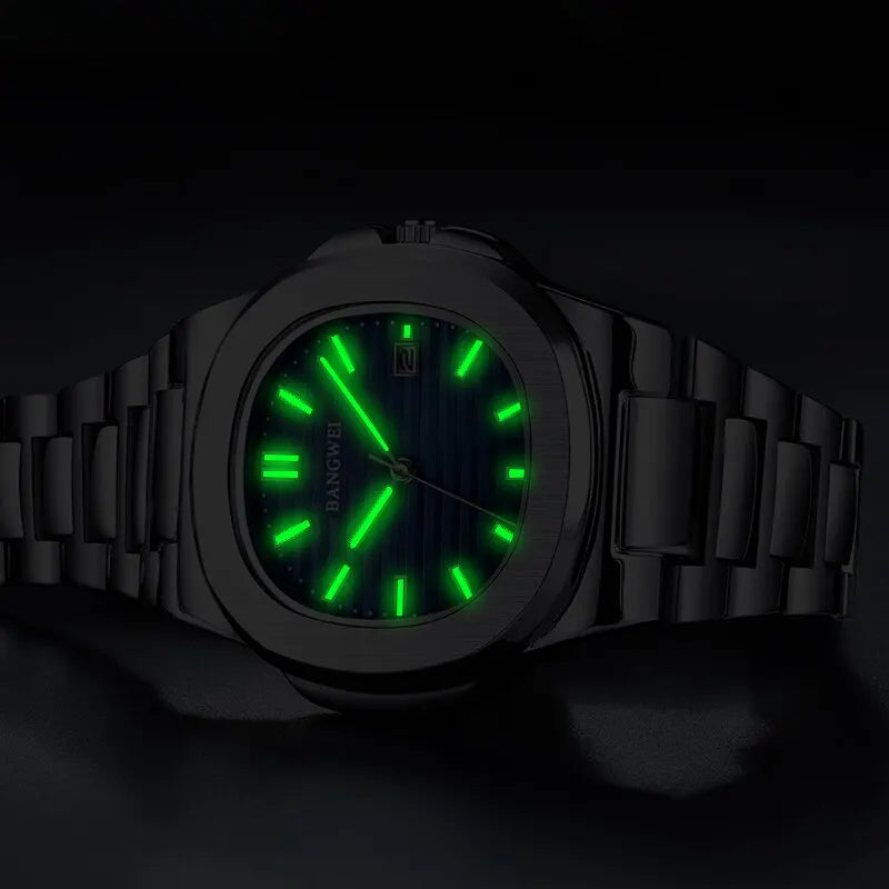 Luxury Waterproof Men's Quartz Watch with Automatic Date - Smarsty