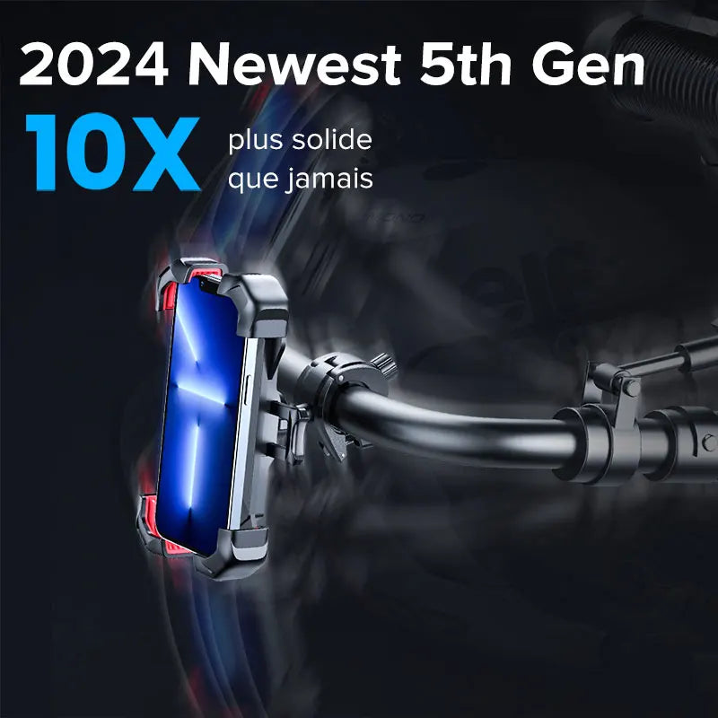 Universal Bike Phone Holder 360 Degree View Shockproof - Smarsty