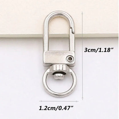8pcs/lot Metal Universal Buckle Bag Buckle Multi Color Optional Key Buckle Alloy Buckle Lobster Buckle Bag Accessories