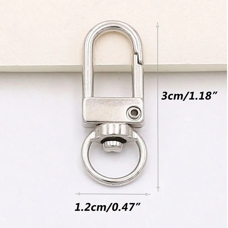 8pcs/lot Metal Universal Buckle Bag Buckle Multi Color Optional Key Buckle Alloy Buckle Lobster Buckle Bag Accessories