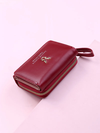 Luxury Brand Women's Small Wallet Female Card Holder Short Wallets with Coin Purse for Woman Ladies PU Leather Hasp Mini Clutch - Smarsty