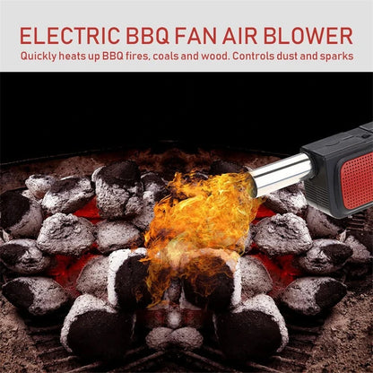 Portable Electric BBQ Fan for Effortless Charcoal Grilling - Smarsty