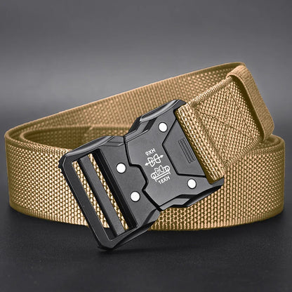 Tactical Waist Belt with Durable Automatic Buckle - Smarsty
