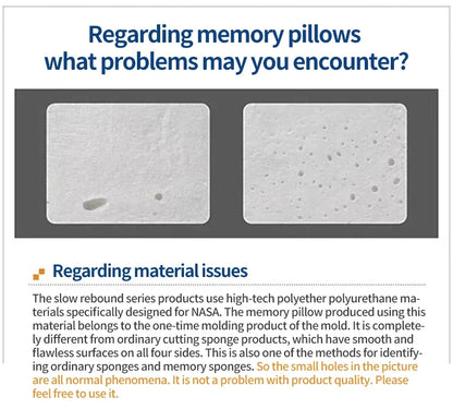 Memory Foam Contour Pillow for Side Sleepers - Smarsty
