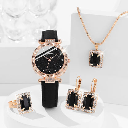 Luxury Rhinestone Women Watches Set for Elegant Style - Smarsty