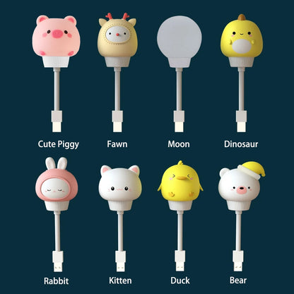 Cute Cartoon LED Night Light with Remote Control for Kids - Smarsty