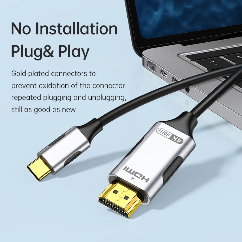 USB C to HDMI Cable 8K Excellence for MacBook and iPad - Smarsty