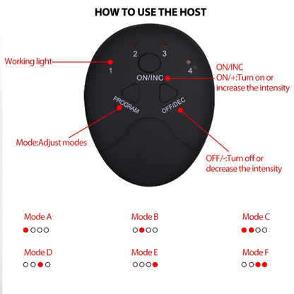 Wireless Muscle Stimulator Pads for Body Slimming - Smarsty