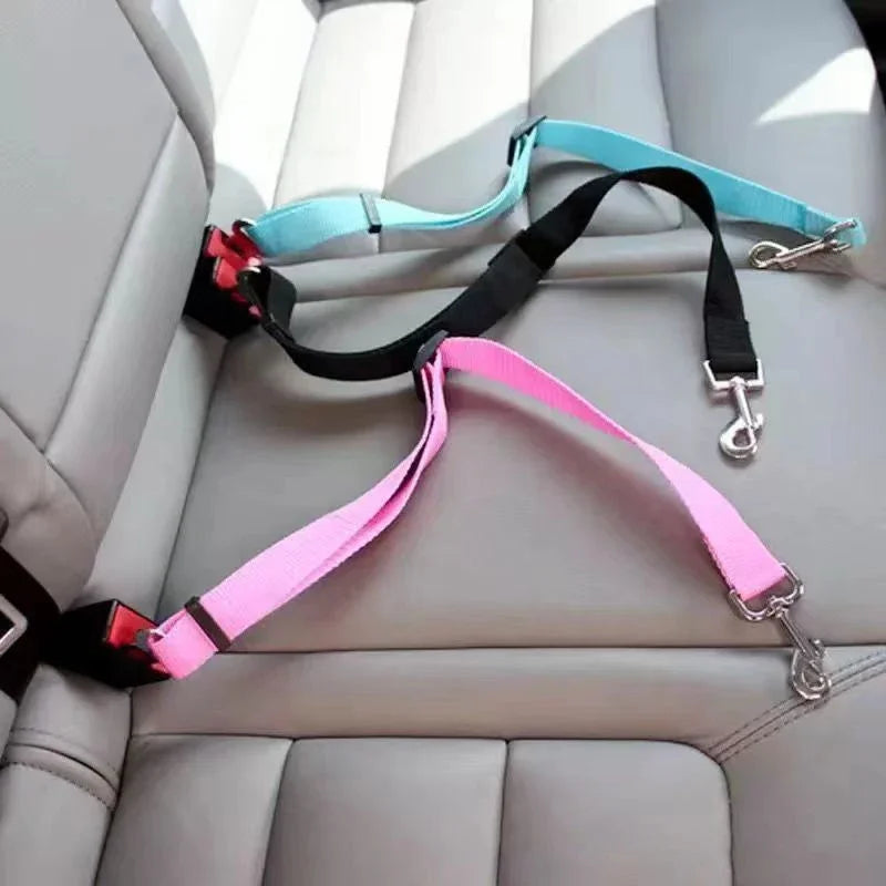 Adjustable Dog Car Seat Belt Harness for Safety - Smarsty