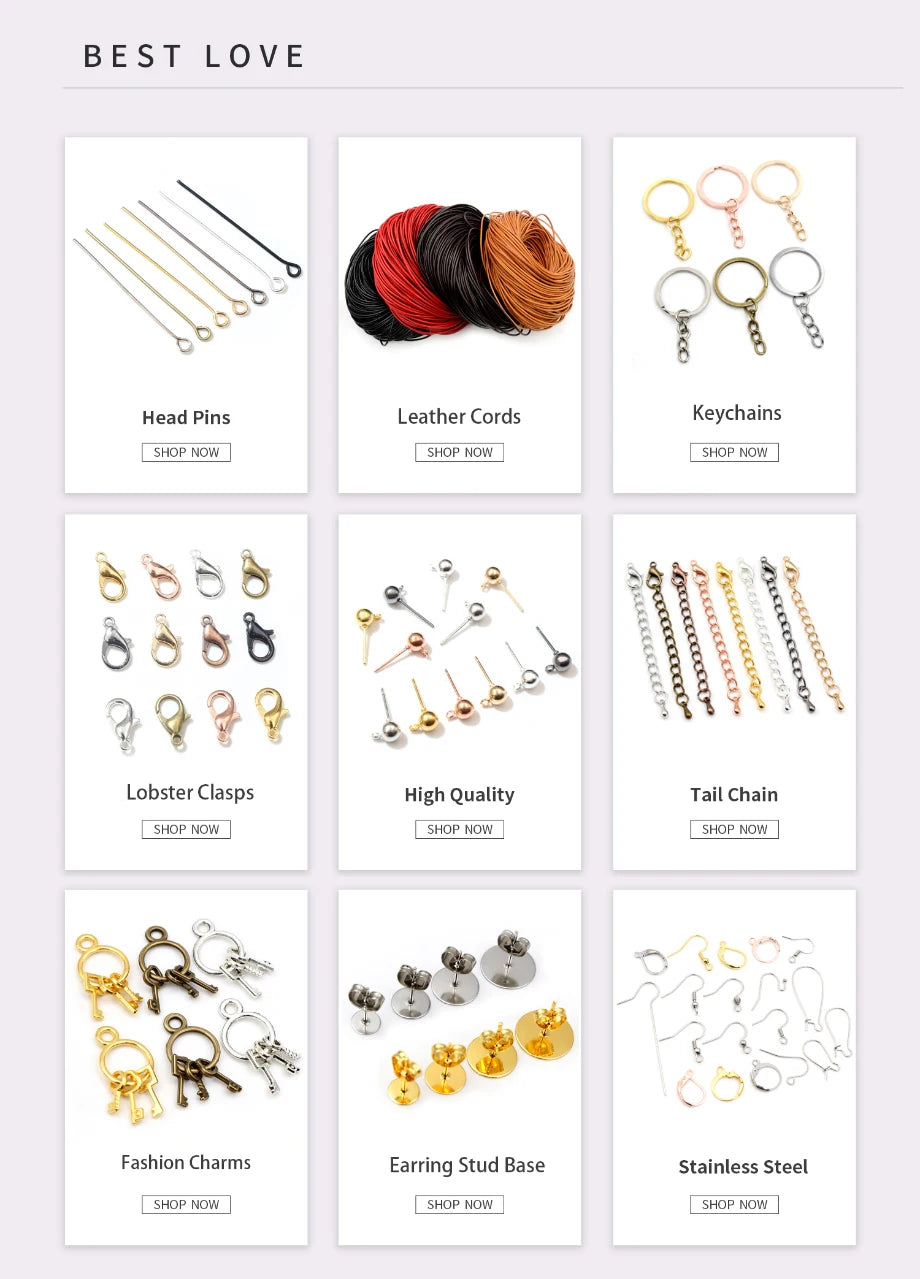 Stainless Steel Jump Rings Gold Color Nickel Free Set - Smarsty