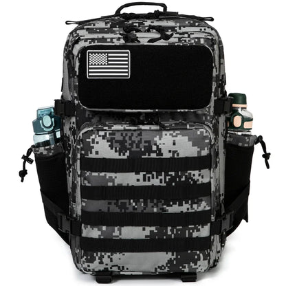 45L Tactical Backpack survival Bag Hunting MOLLE Backpack GYM For Men EDC Outdoor Hiking Rucksack Witch Bottle Holder - Smarsty