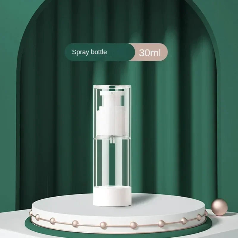 Clear Airless Cosmetic Cream Pump Bottle Travel Size Dispenser - Smarsty