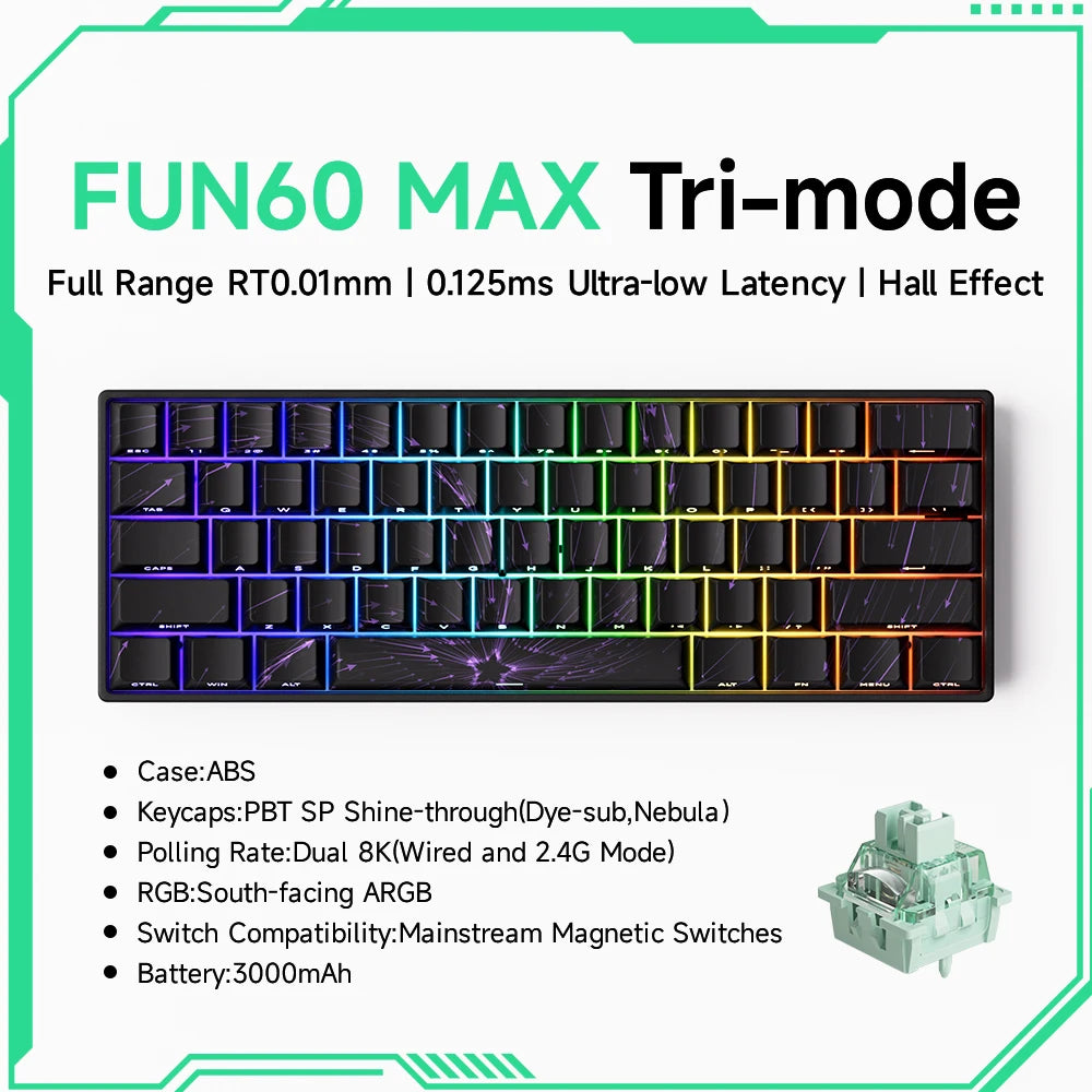 Sixty Percent Mechanical Keyboard Magnetic Switches