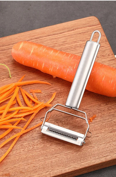 Stainless Steel Peeler Fruit Vegetable Multifunction Grater Julienne Peeler Slice Melon Potato Carrot Cucumber Home Kitchen Tool by Smarsty