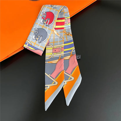 Silk Summer Scarf for Women Lightweight Neckwear - Smarsty