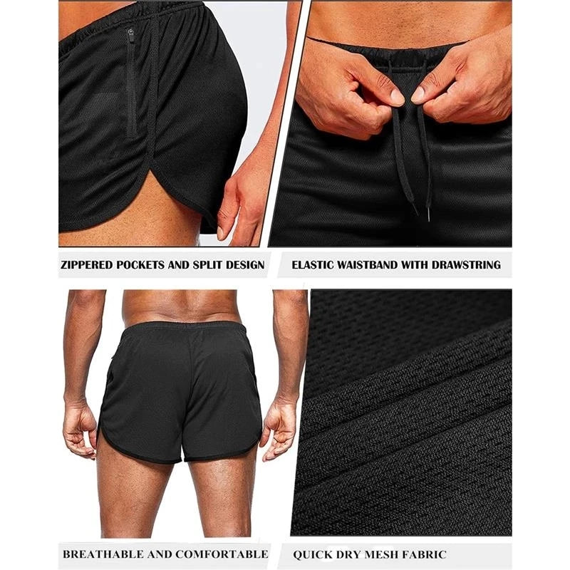 Men Sport Shorts Summer Sportswear Beach Jogging Short Pants Training Shorts Men Basketball Clothing Gym Fitness Running Bottoms - Smarsty