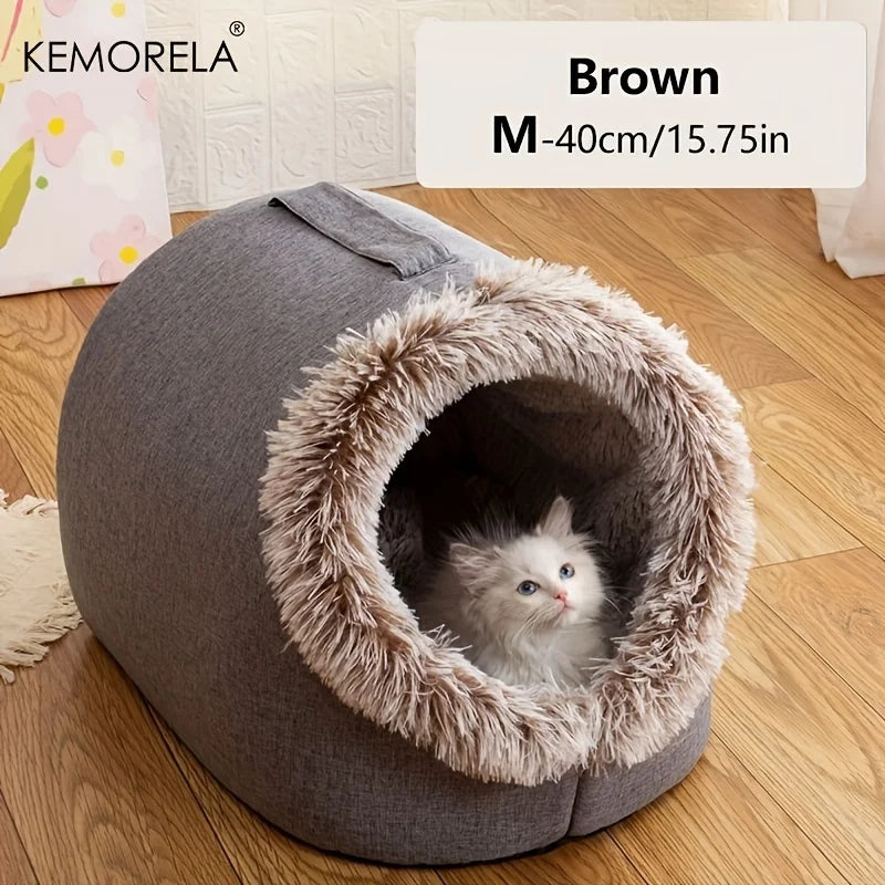KEMORELA Portable Cat Bed With Warm Thick Design - Smarsty