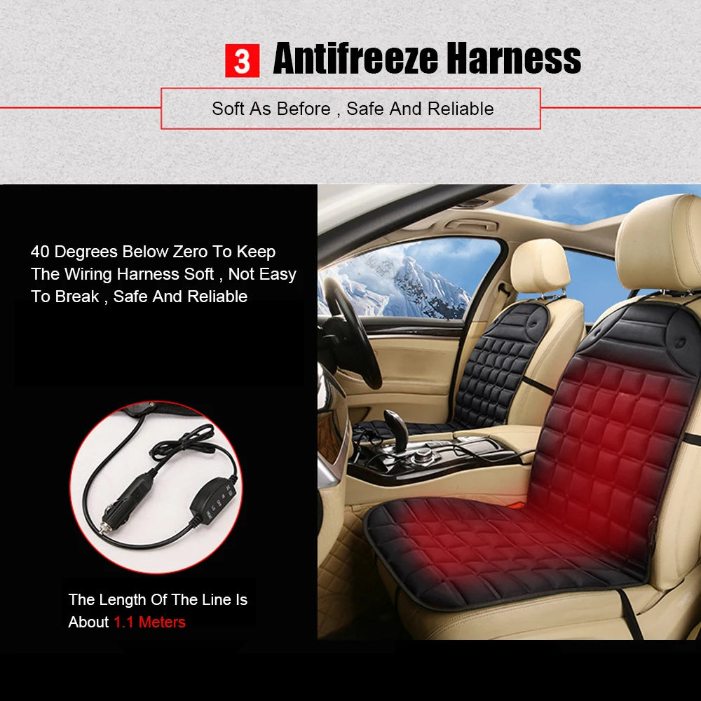 12V Electric Car Seat Heater Cushion For Warm Comfort - Smarsty