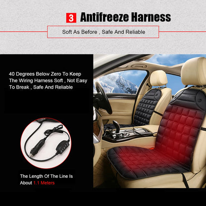 12V Electric Car Seat Heater Cushion For Warm Comfort - Smarsty