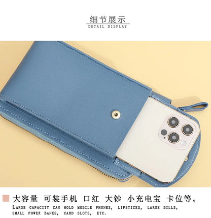 Long Women's Wallet Female Purses Tassel Coin Purse Card Holder Wallets Double Zipper Pu Leather Clutch Luxury Money Phone Bag - Smarsty
