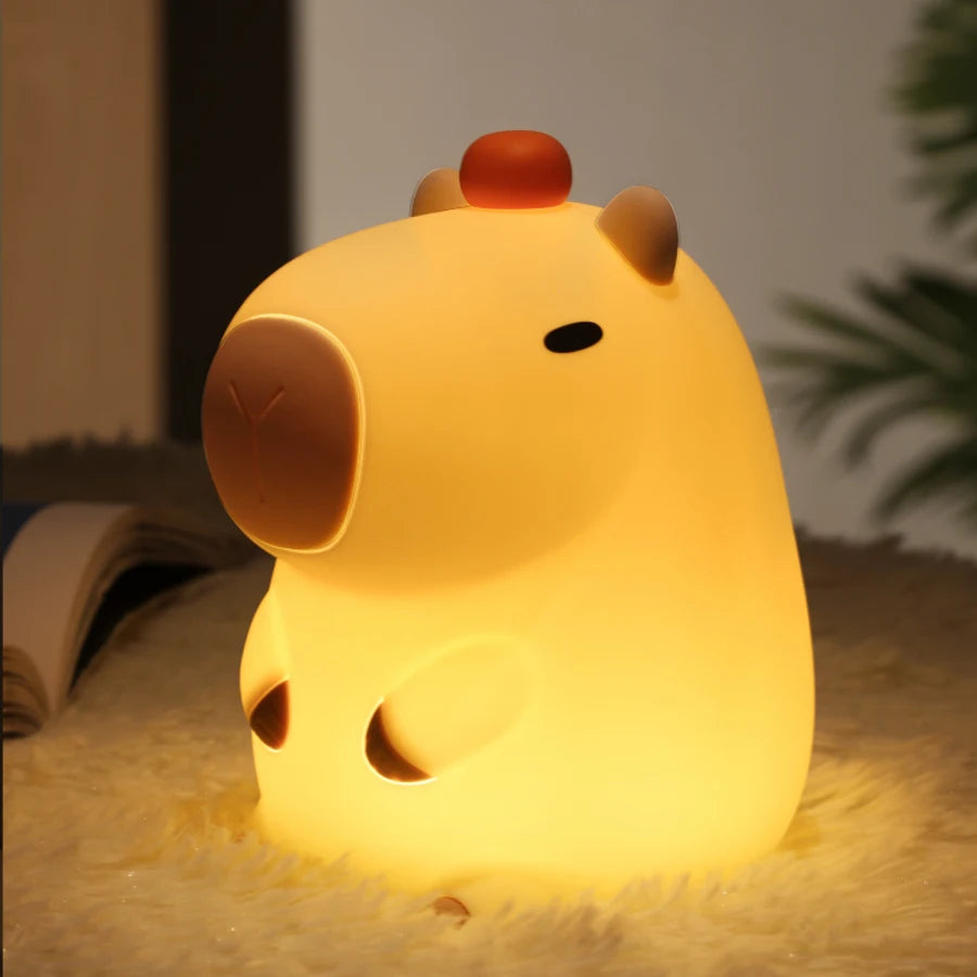 Cute Silicone Rabbit LED Night Light for Kids - Smarsty