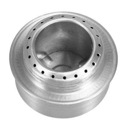 Outdoor Mini Alcohol Stove Aluminum Alloy Alcohol Stove with Lid Outdoor Camping Hiking Backpacking Cooking Stove
