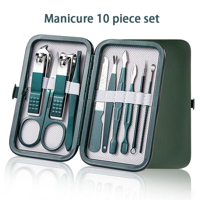 Portable Manicure Set with Sharp Stainless Steel Tools - Smarsty