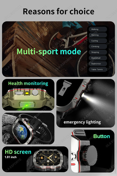 Xiaomi Military Smart Watch for Men with Health Monitor - Smarsty