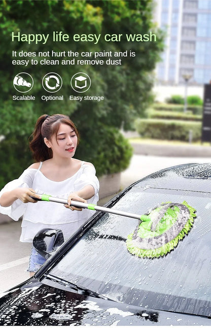 Super Absorbent Car Wash Brush With Telescoping Handle - Smarsty