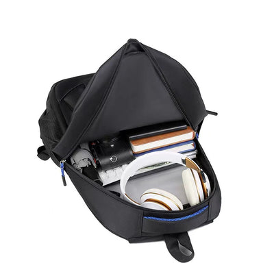 Men's and Women's Double-Shoulder Backpack - Solid Color - Business Travel, Business Trip, Commuting, Casual Use - Smarsty