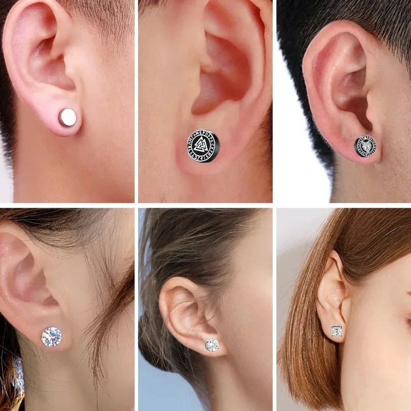 Crystal Strong Magnetic Clip Earrings Non Piercing - Smarsty
