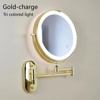Wall Mounted Makeup Mirror with 10x Magnification - Smarsty