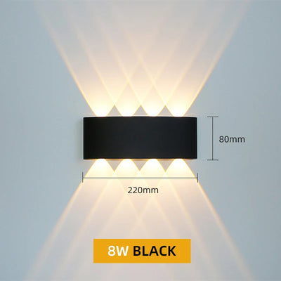 Waterproof Aluminum LED Wall Lamp for Indoor and Outdoor Use - Smarsty