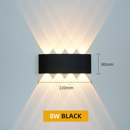 Waterproof Aluminum LED Wall Lamp for Indoor and Outdoor Use - Smarsty