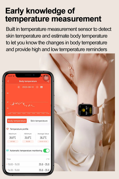 2025 Smart Watch with ECG PPG Health Monitoring - Smarsty