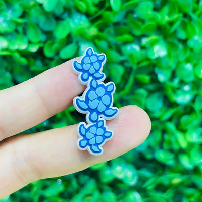 1pcs PVC Hawaii Summer Vibes Surf Sun Sand Aloha Coconut Turtle Shoe Charms Slippers Shoe Decoration Buckle Clog DIY Wristbands - Smarsty
