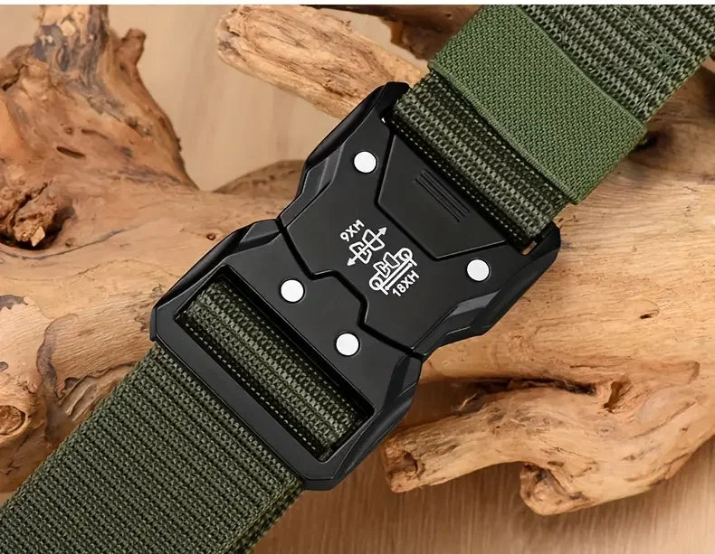 Tactical Waist Belt with Durable Automatic Buckle - Smarsty