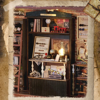 Magical Doll House Wooden Miniature DIY Assembly Building Model Kit Production of Small Room Toys Decorations with Furniture by Smarsty