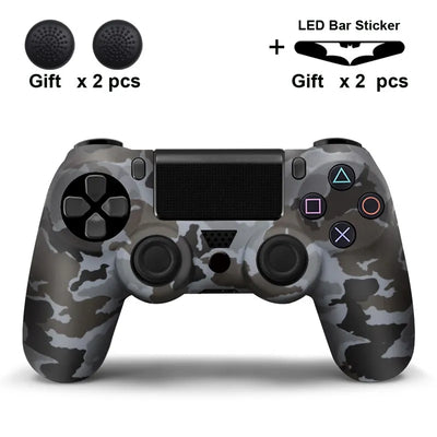 Silicone Skin Case for PS4 Controller with Grip Caps - Smarsty