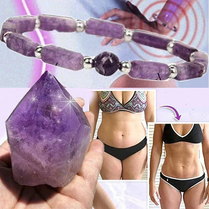 Natural Amethyst Slimming Bracelet for Weight Loss - Smarsty