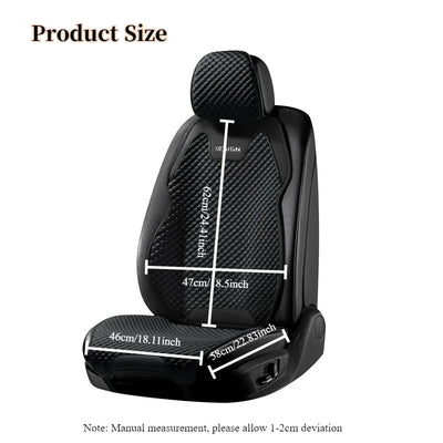 Ice Silk Car Seat Cushion Ventilated Front Seat Cover - Smarsty